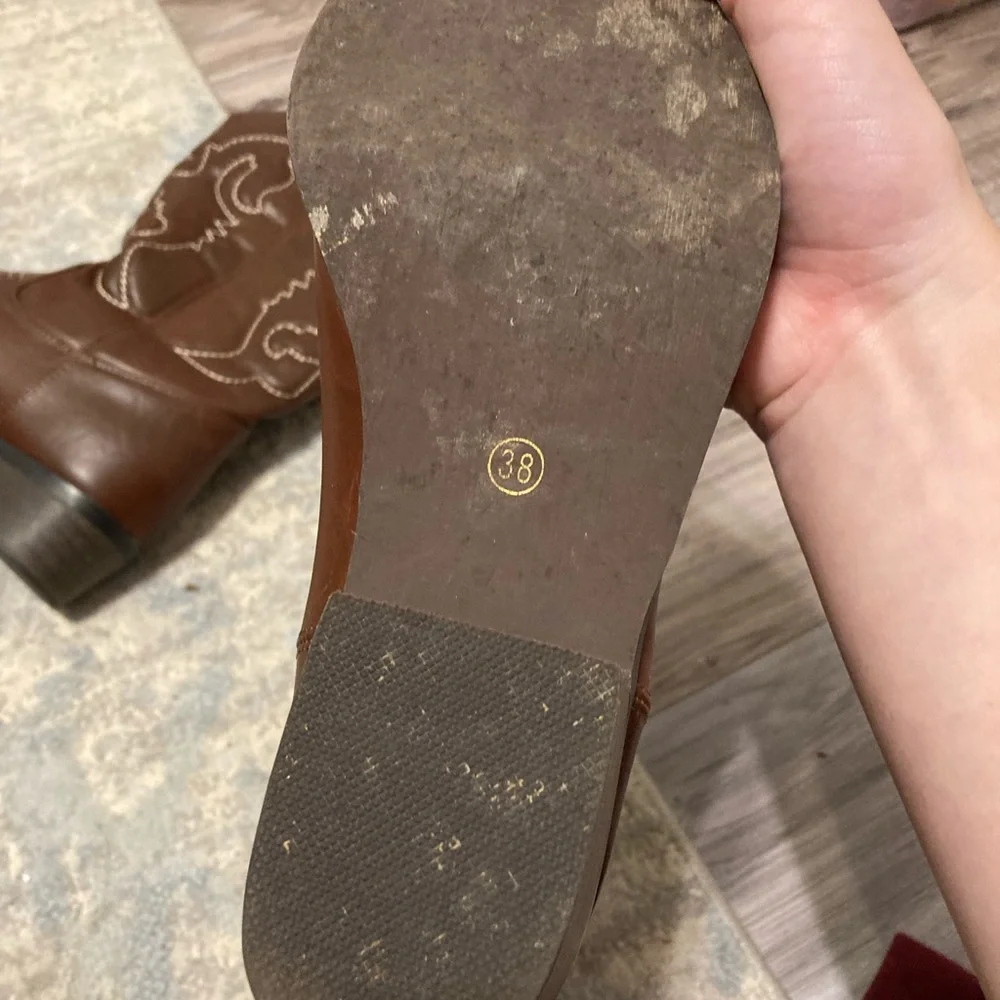 brown cowgirl boots - Picture 4 of 4